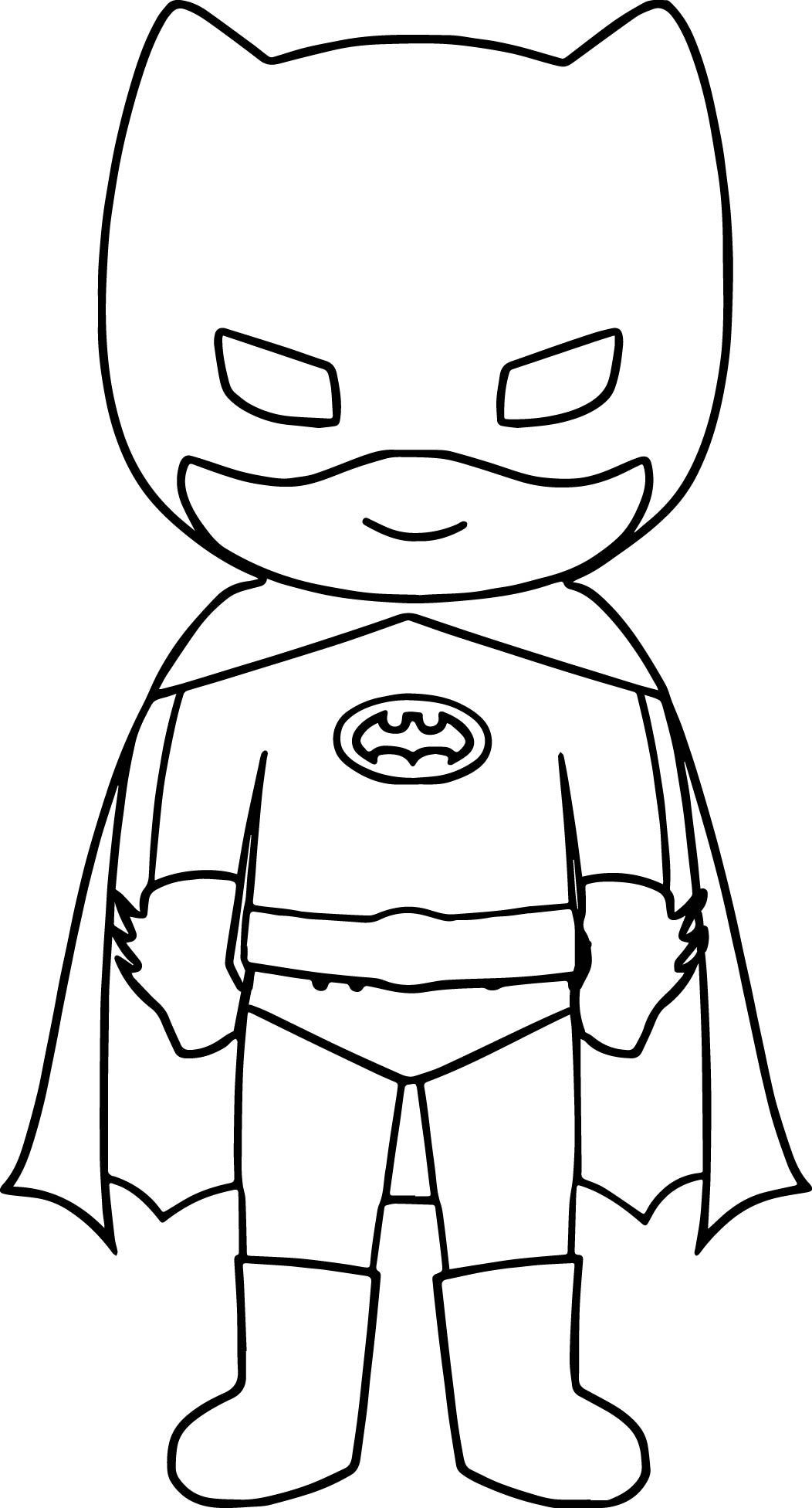Superhero Coloring Pages For Boys
 cool Bat Superhero Kids Coloring Page