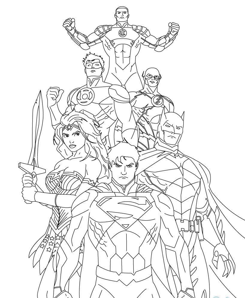 Superhero Coloring Pages For Toddlers
 Superhero Superman printable coloring pages for kids