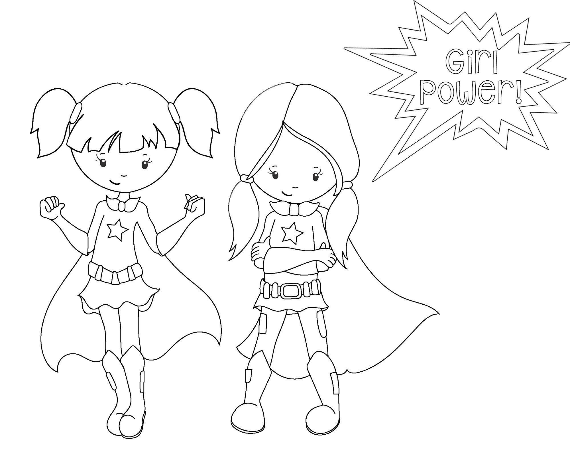 Superhero Coloring Pages For Toddlers
 Superhero Coloring Pages Crazy Little Projects