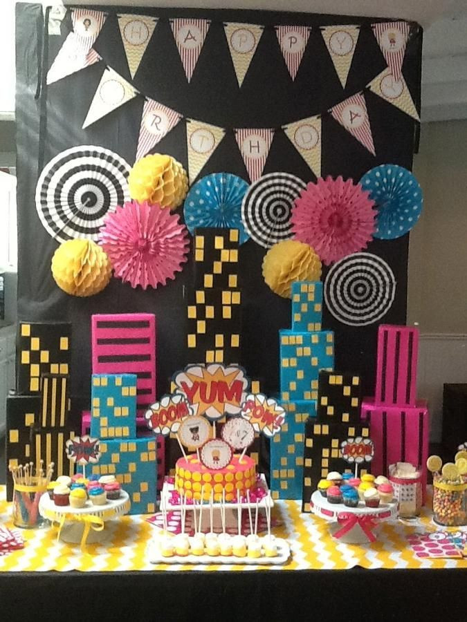 Superhero Girl Birthday Party Ideas
 A Super Hero Party for Girls