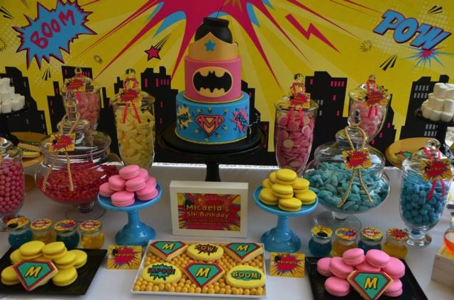 Superhero Girl Birthday Party Ideas
 Supergirl Batgirl and Wonder Woman Unite For This