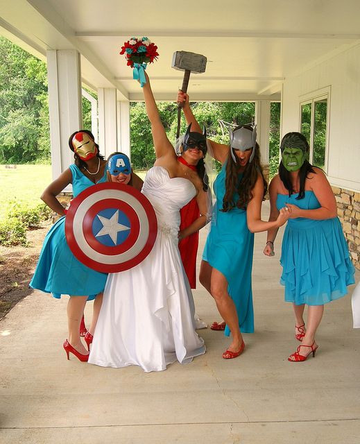 Superhero Wedding Theme
 10 Ideas for a Marvel Superhero Wedding
