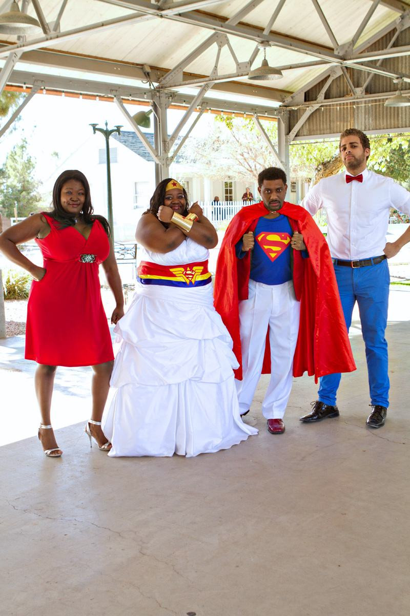 Superhero Wedding Theme
 This Superman Wonder Woman Wedding is Super Great 19 Pics