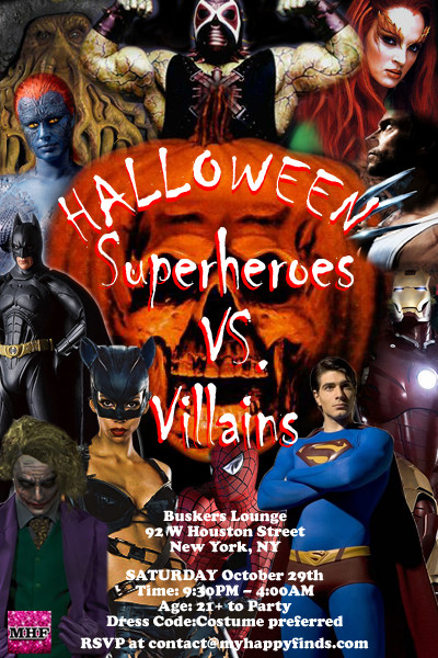 Superheroes Halloween Party Ideas
 MHF Halloween Superheroes Vs Villains Party La s FREE