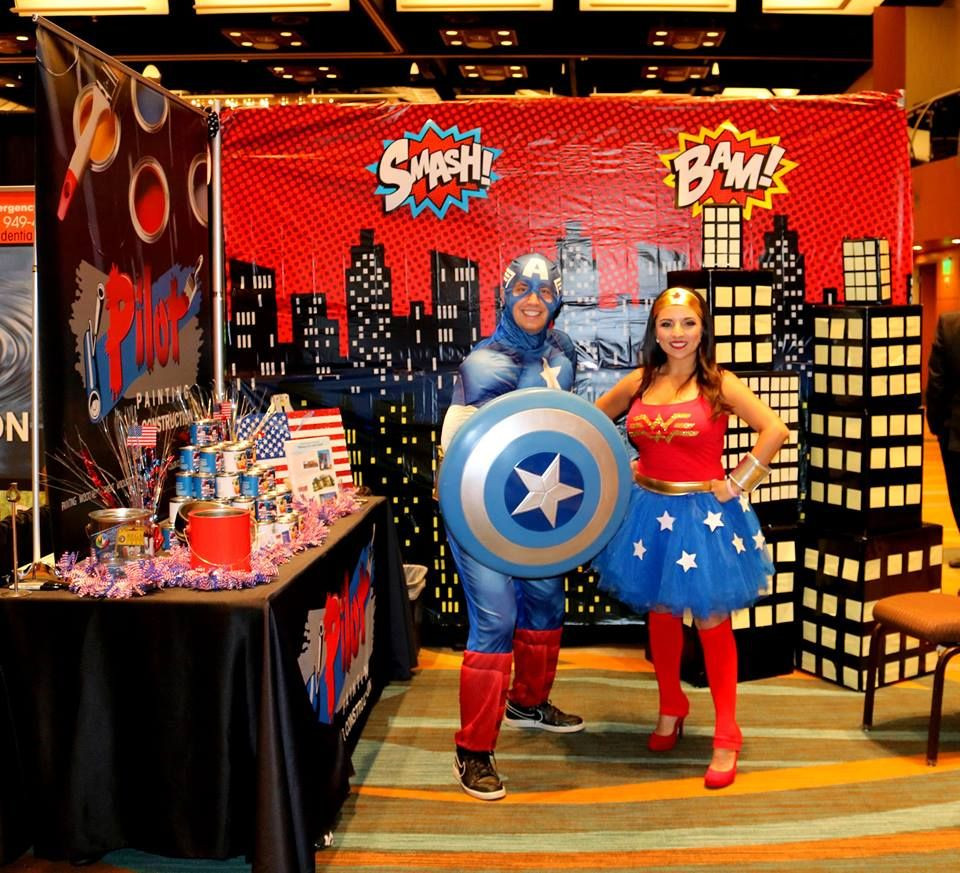 Superheroes Halloween Party Ideas
 Superhero Themed Tradeshow Booth Superhero themed party
