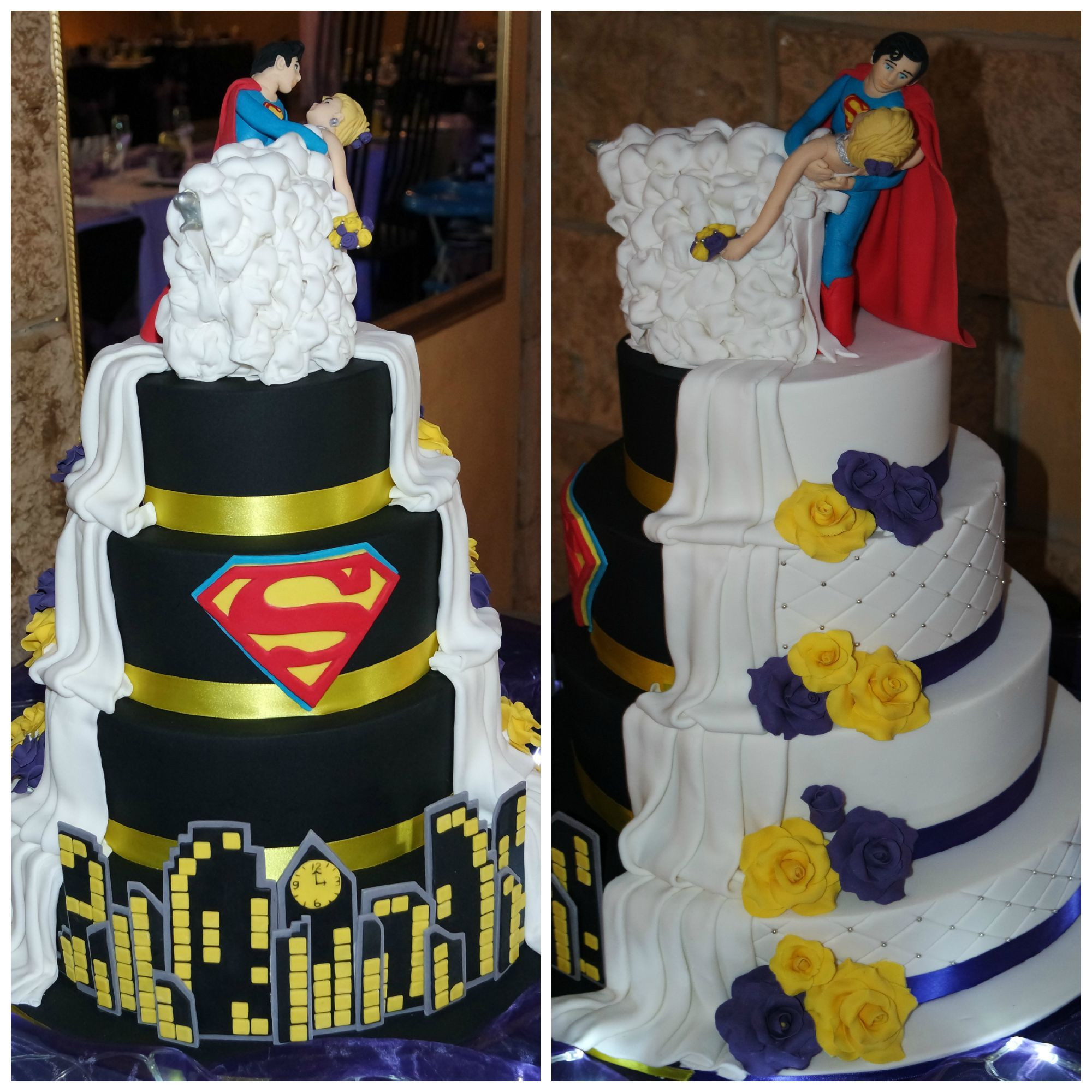 Superman Wedding Cakes
 Superman Wedding Cake Made by Maggie Gagiano Cakes