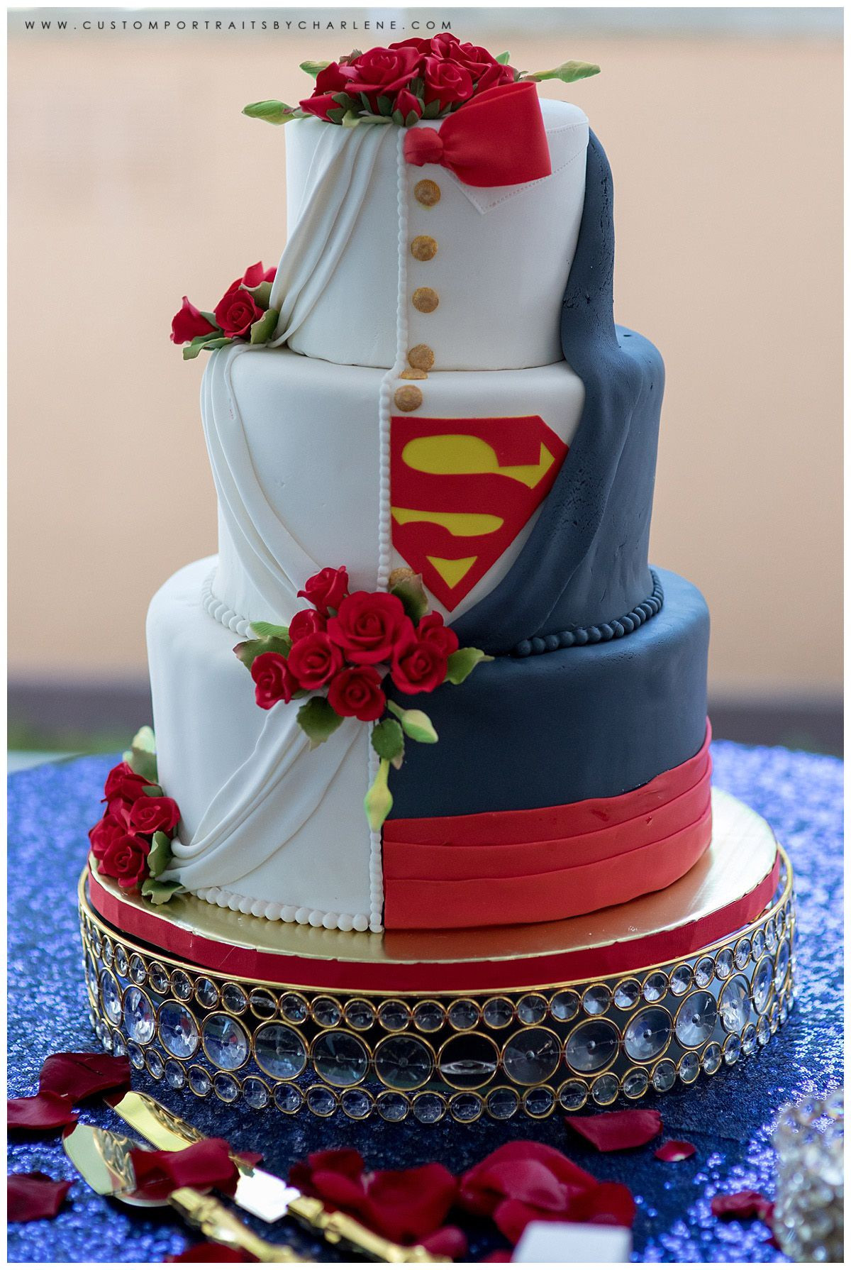 Superman Wedding Cakes
 Pin on pittsburgh wedding inspiration