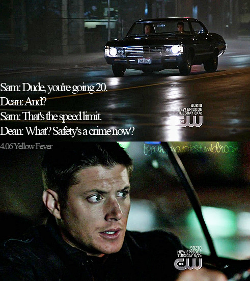 Supernatural Quotes Funny
 Supernatural Dean Quotes QuotesGram