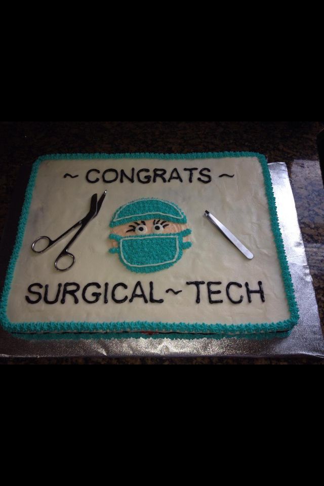 Surgical Tech Graduation Party Ideas
 Surgical Tech Cake
