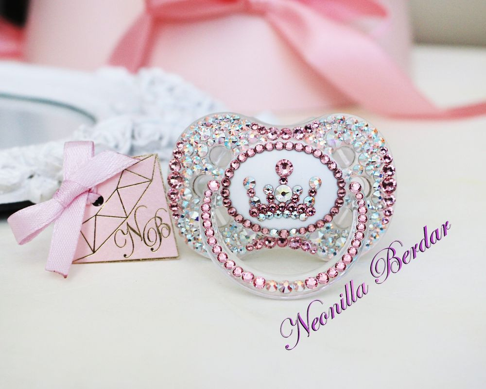 Swarovski Baby Gifts
 Pacifier with Swarovski Crystals Baby Shower Gift Bling