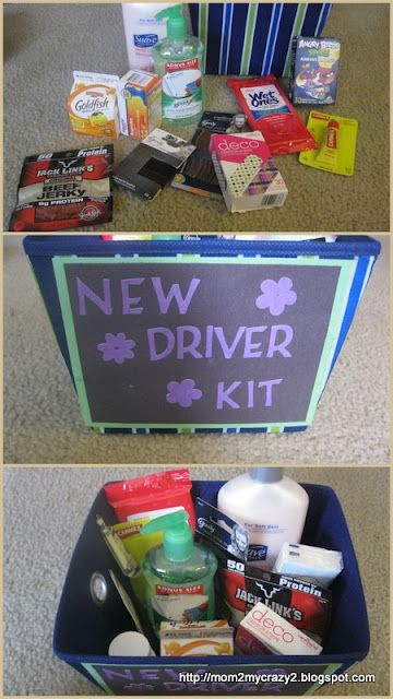 Sweet 16 Birthday Gift Ideas For A Girl
 Sweet 16 Gift New Driver Kit for when my sister finally