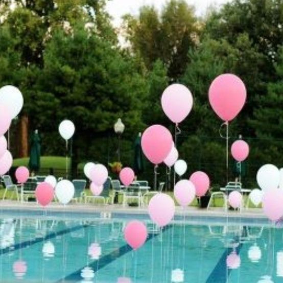 Sweet 16 Birthday Pool Party Ideas
 Pin on Caterina s 13 birthday