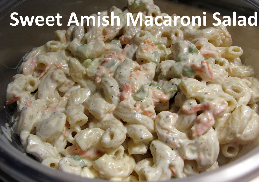 Sweet Macaroni Salad Recipe
 top yummies Sweet amish macaroni salad recipe