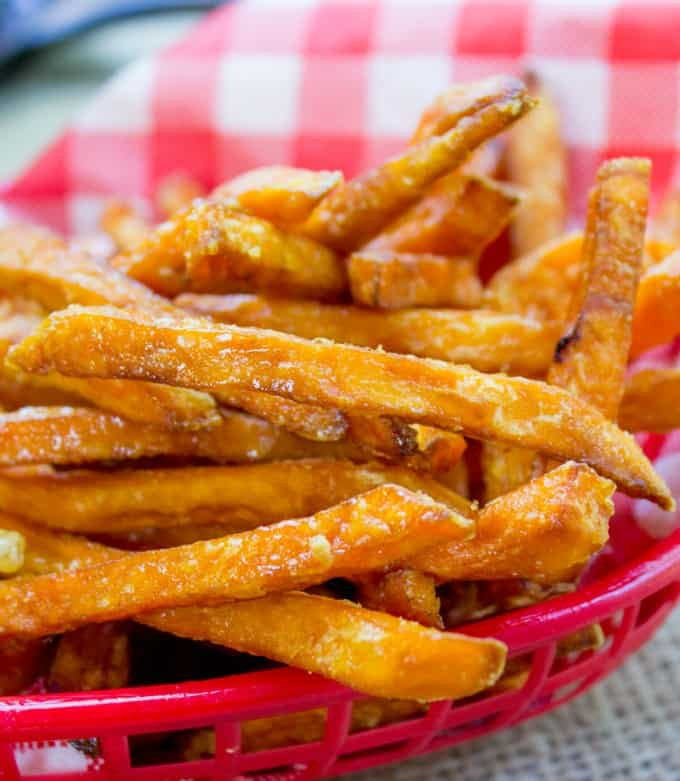 Sweet Potato Fries Deep Fried
 deep fried sweet potato french fries
