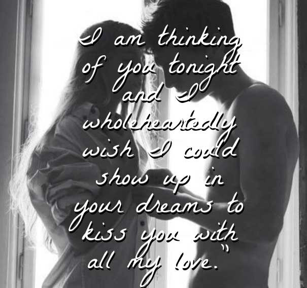 Sweet Romantic Quotes
 Sweet Dreams My Love Messages for Her and Him