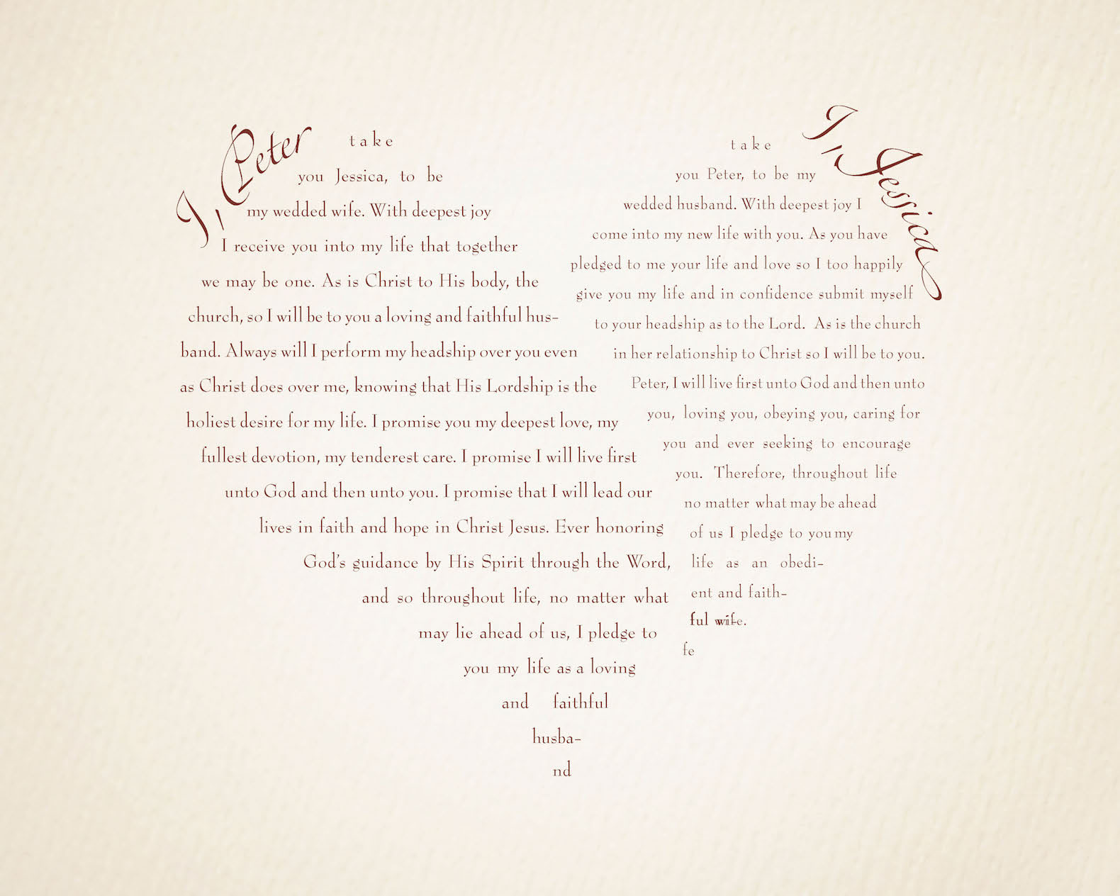 Sweetest Wedding Vows
 Romantic Wedding Vows For Him
