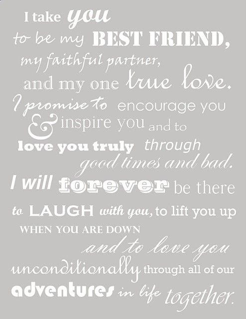Sweetest Wedding Vows
 I love these vows So sweet Wedding