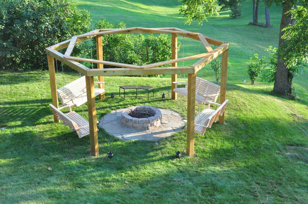 Swing Bench Fire Pit Project
 Bench Swing Fire Pit