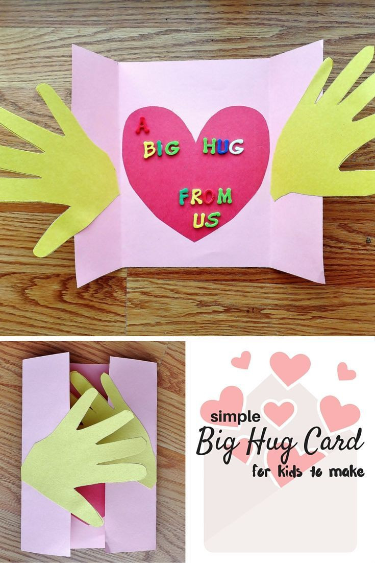 Sympathy Gifts For Kids
 A Big Hug Card Craft for Kids