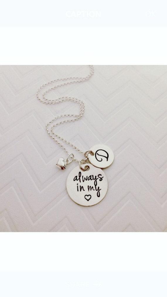 Sympathy Gifts For Kids
 Sympathy Gift Ideas Always in my Heart Necklace