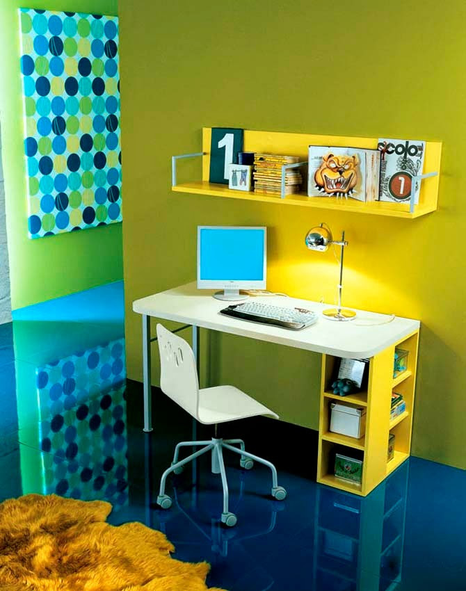Table For Kids Room
 Perfect Study Area In Kids Rooms