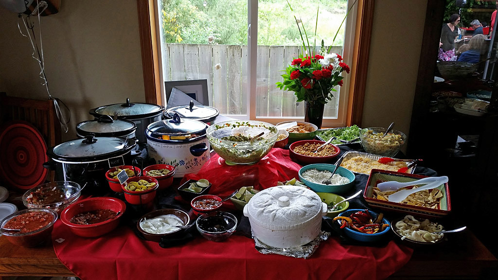 Taco Bar Ideas For Graduation Party
 Lainey s Graduation and Party Flying The Koop