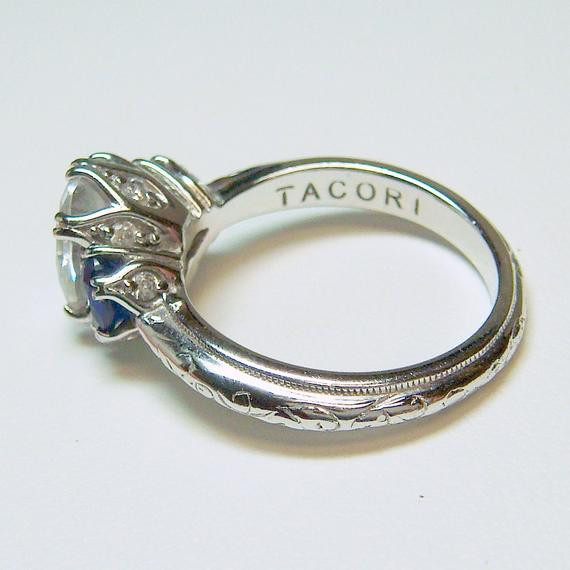 Tacori Wedding Rings
 Tacori Art Deco Sterling Silver 925 Engagement Ring