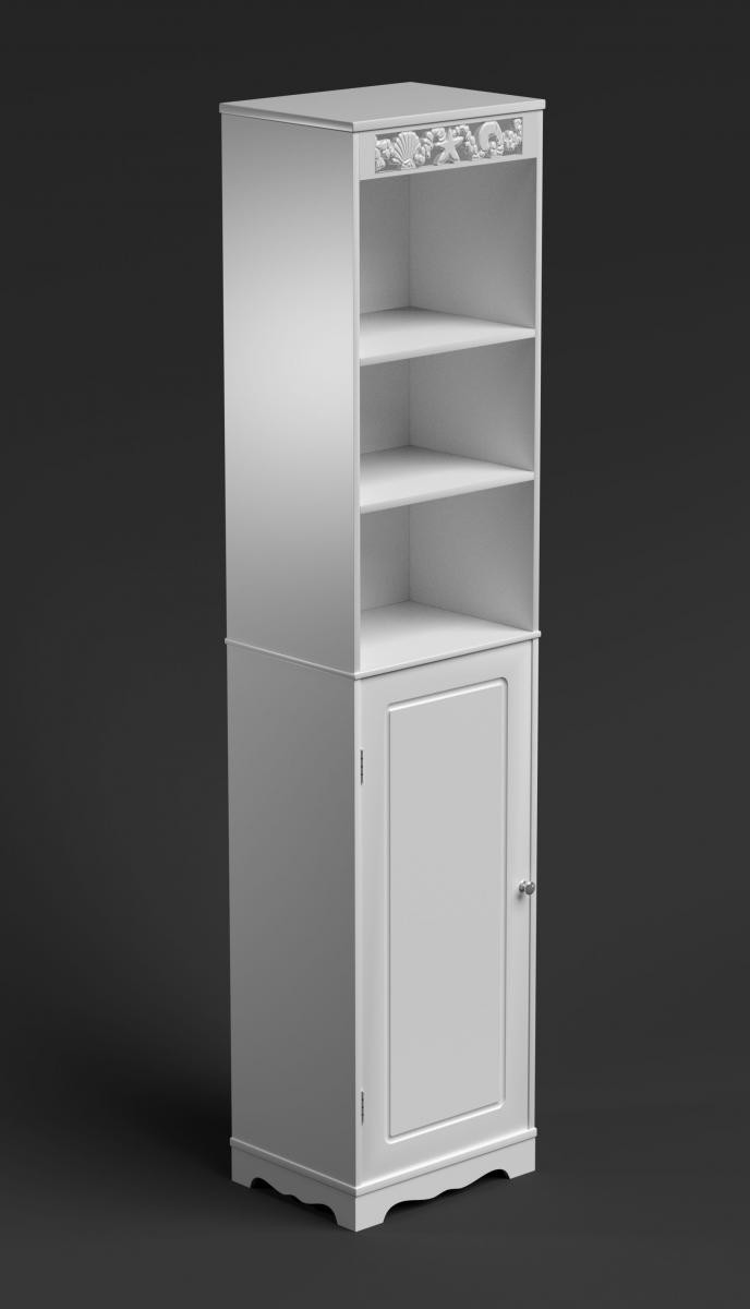 Tall Bathroom Cabinet With Doors
 White Tall Bathroom Cabinet Narrow Cupboard Slim Storage