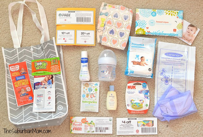 Target Registry Baby Gift
 Tar fers Sweet Sample Bag for Expectant Moms