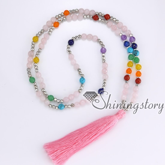 Tassel Necklace Wholesale
 chakra necklace 7 chakra jewelry wholesale prayer beads