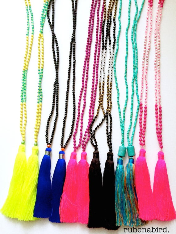 Tassel Necklace Wholesale
 Wholesale Neon Tassel Necklaces x 12 Bulk Order Free by