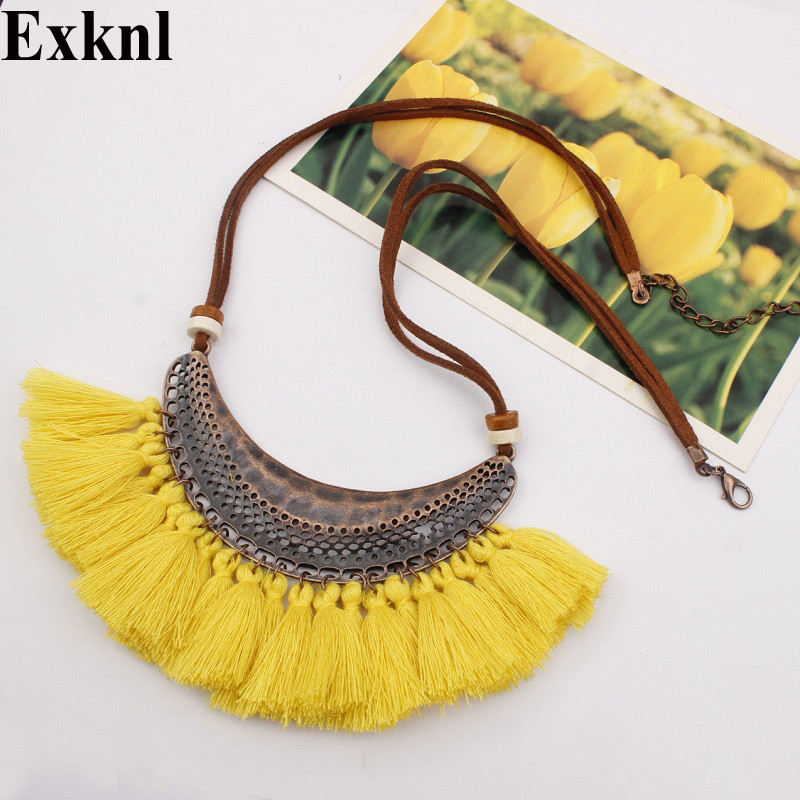 Tassel Necklace Wholesale
 Aliexpress Buy Exknl Brand Pendant Tassel Necklace