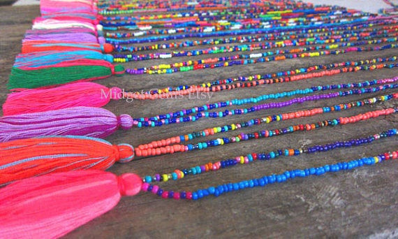 Tassel Necklace Wholesale
 Wholesale Tassel Necklace Seed Bead Necklace Long by