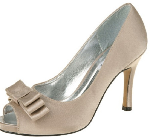Taupe Shoes For Wedding
 Lexus Daniela Taupe Satin Occasion Shoes SALE