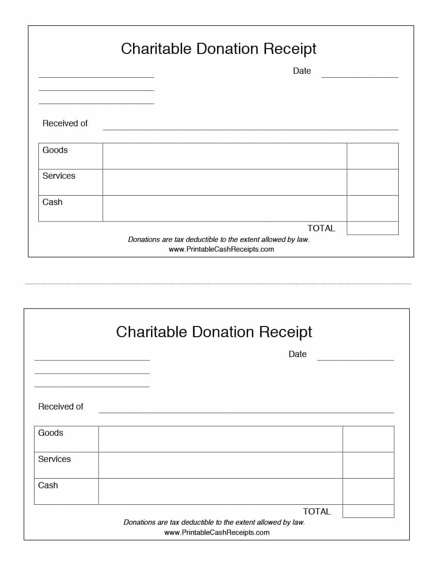 Tax Deductible Gifts To Child
 Charitable Donation Receipt Template FREE DOWNLOAD Aashe