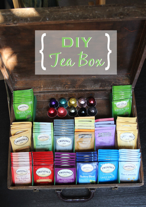 Tea Bag Organizer DIY
 DIY Tea Box