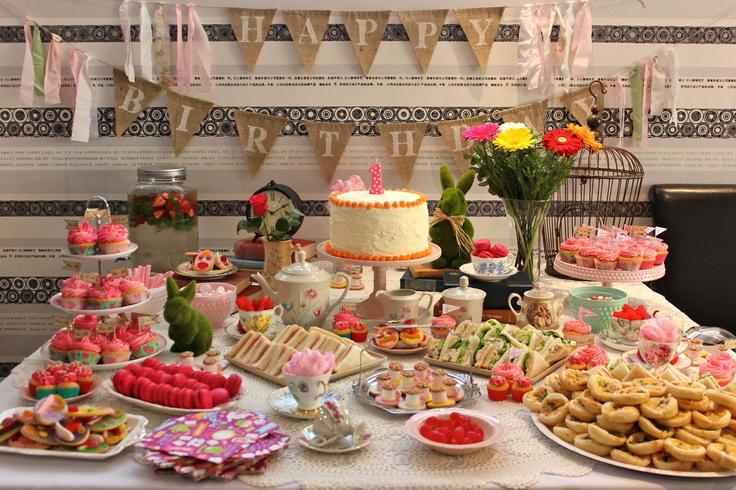 Tea Birthday Party Ideas
 Alice in Wonderland Vintage Tea Birthday Party Project