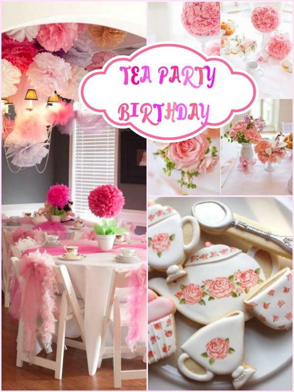 Tea Birthday Party Ideas
 Tea Party Birthday Party Ideas