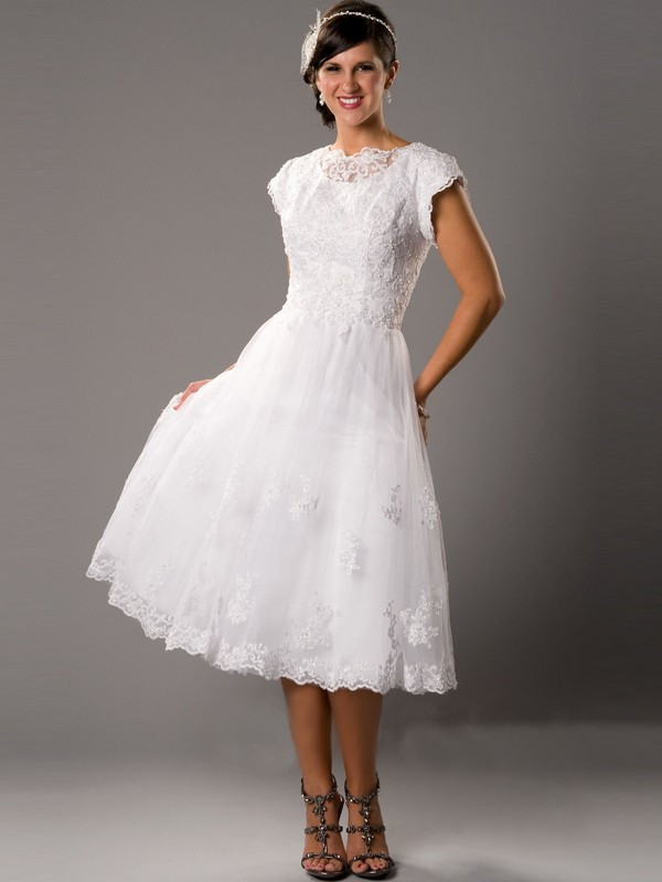 Tea Length Wedding Gown
 10 Fun and Flirty Tea Length Wedding Dresses – BestBride101