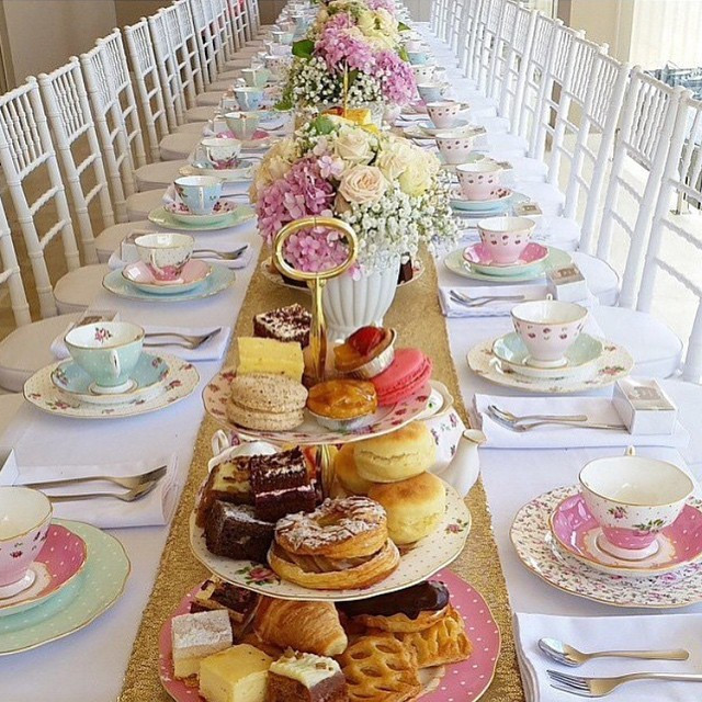 Tea Party Baby Shower Decoration Ideas
 I Do Weddings Love Tims — Tea party bridal baby shower