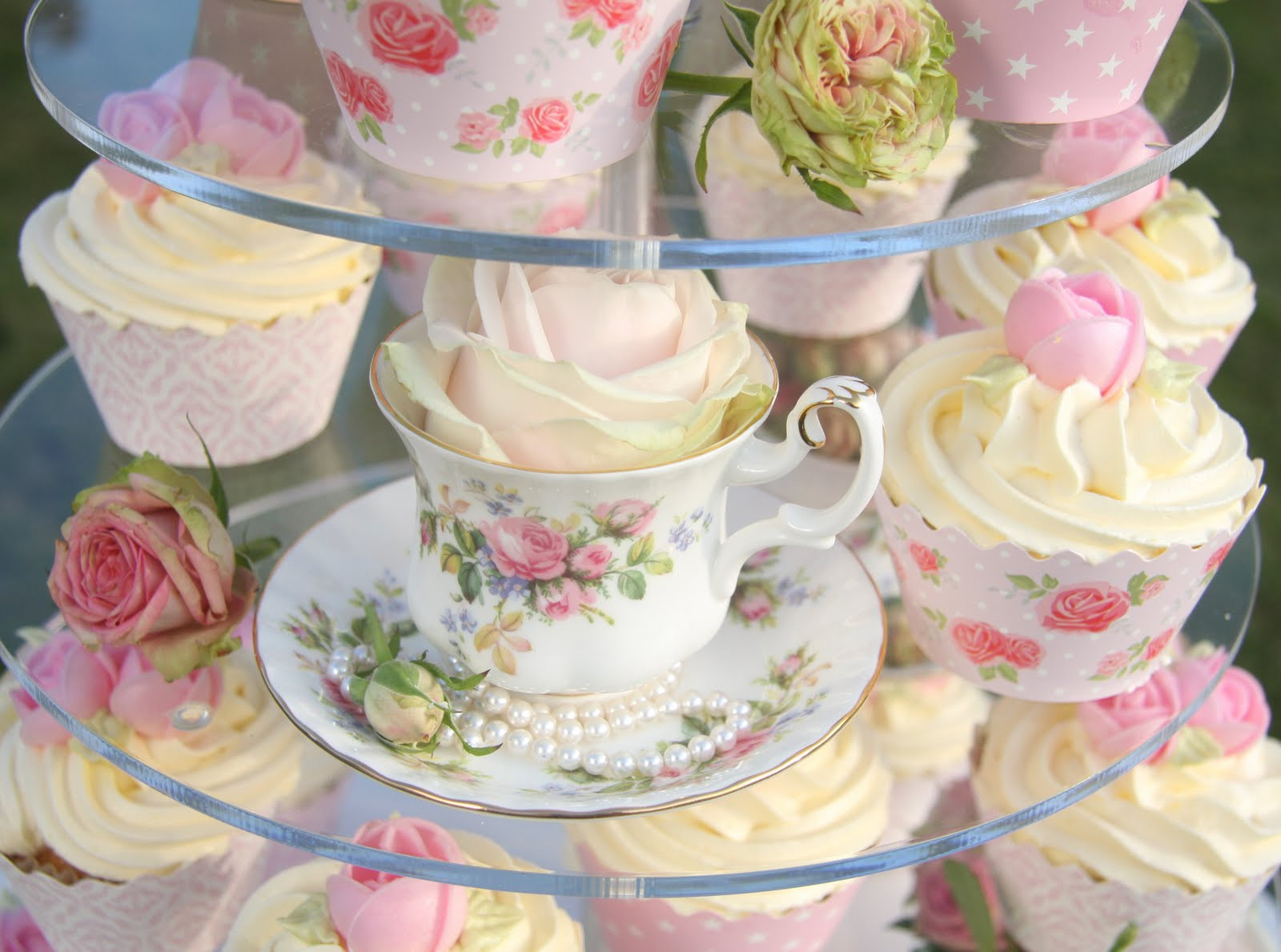 Tea Party Cake Ideas
 Life is What You Bake it Vintage Cake Cupcakes & Tea Cups