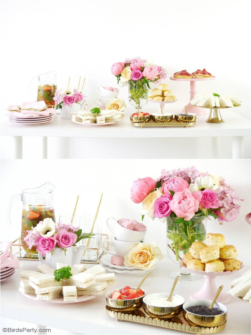 Tea Party Decorations Ideas
 Styling a Pretty Royal High Tea Party Party Ideas