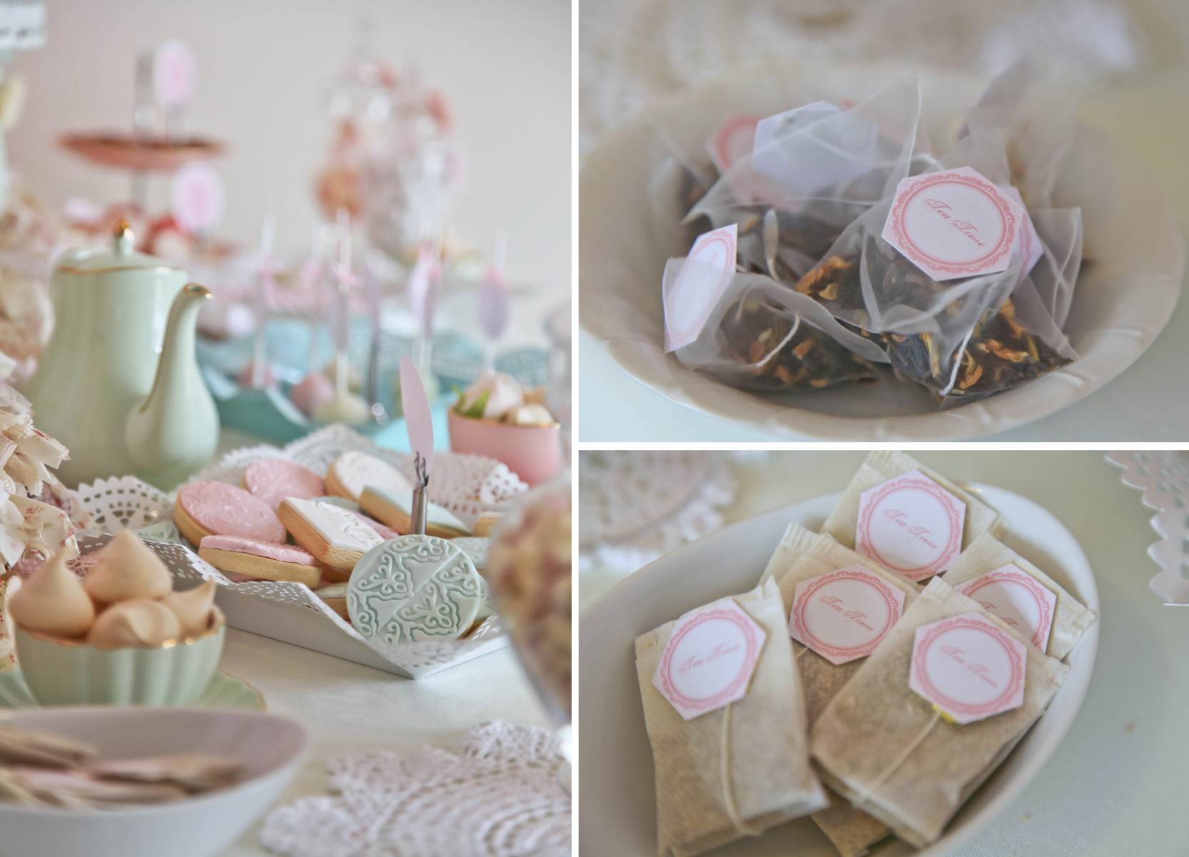 Tea Party Favor Ideas For Adults
 A Stunning Doily Tea Party by Kiss With Style Anders