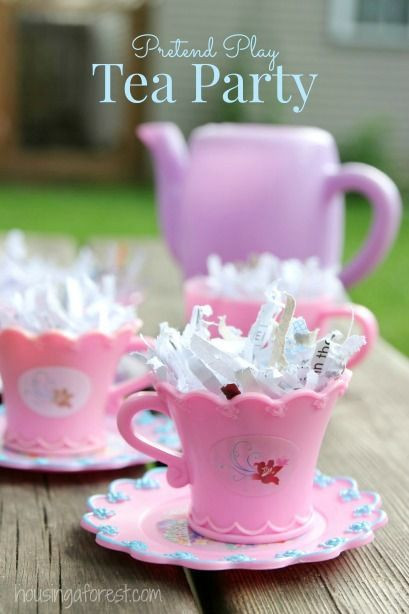 Tea Party Games Ideas
 Pretend Play Tea Party Sensory Activities for Toddlers