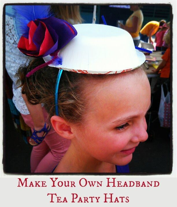 Tea Party Hats For Kids
 Make your Own Headband Tea Party Hats Kids Craft