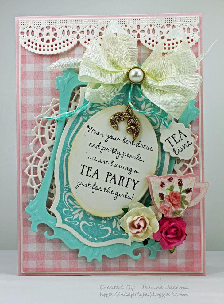 Tea Party Invitations Ideas
 33 Beautiful Tea Party Decorations