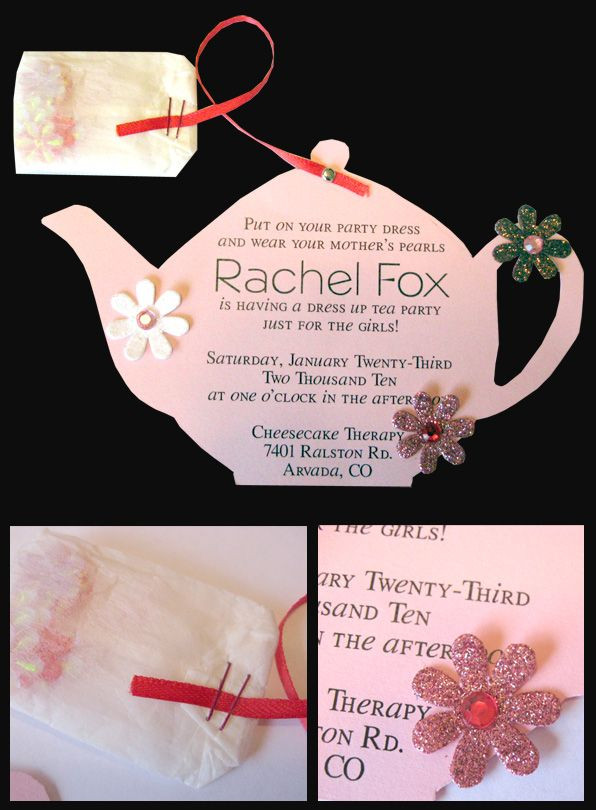 Tea Party Invitations Ideas
 180 best images about Tea Party Invitations on Pinterest