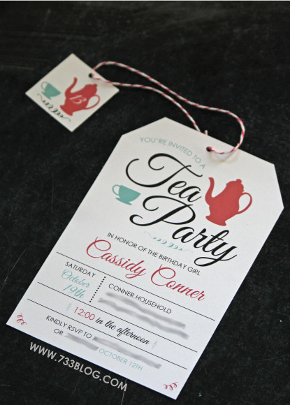 Tea Party Invite Ideas
 301 Moved Permanently