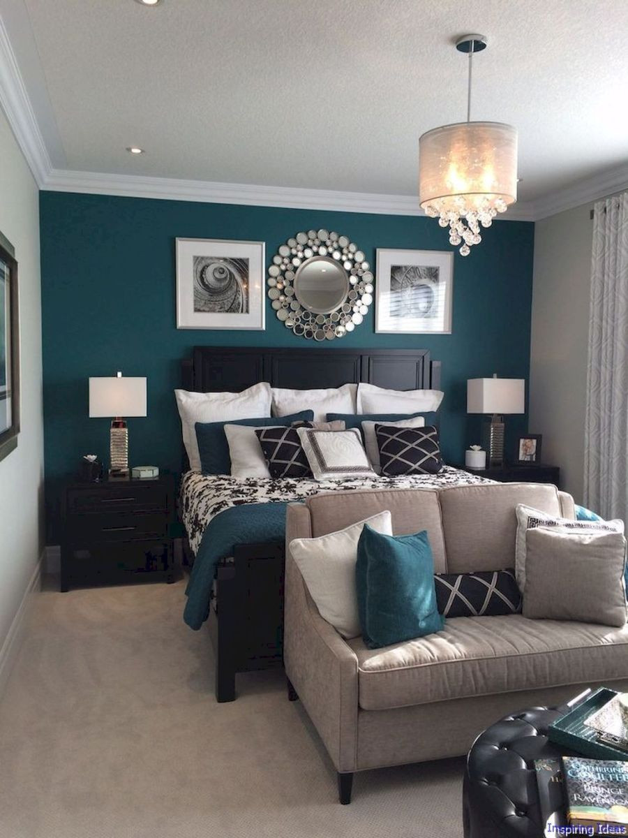 Teal Accent Wall Bedroom
 65 Cute Teenage Girl Bedroom Ideas That Will Blow Your