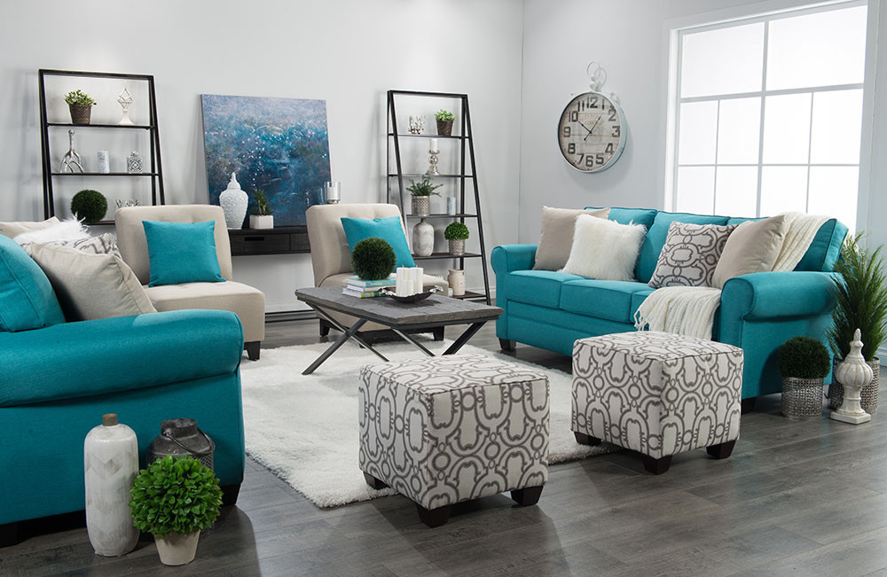 Teal Living Room Ideas
 How I Design a Room Win $2500 in Custom Furniture